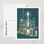 Berlin Postkarte (Vorne/Hinten)