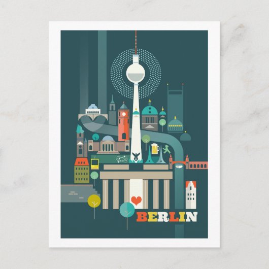 Berlin Postkarte (Vorderseite)