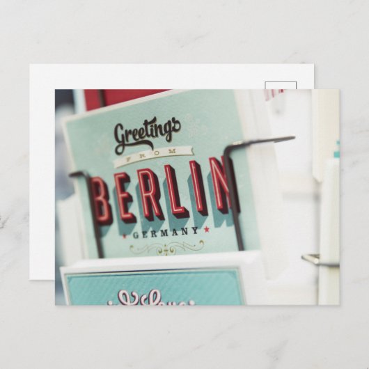 Berlin Postkarte (Vorne/Hinten)