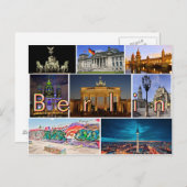 Berlin Postkarte (Vorne/Hinten)