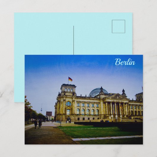 Berlin Postkarte (Vorne/Hinten)