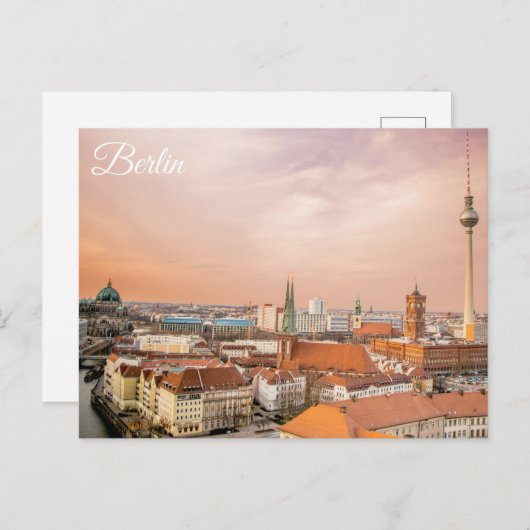 Berlin Postkarte (Vorne/Hinten)