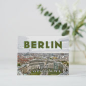 Berlin, Postkarte von Serie Visit... (Stehend Vorderseite)
