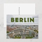 Berlin, Postkarte von Serie Visit... (Vorne/Hinten)