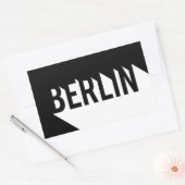 Berlin Rechteckiger Aufkleber (Umschlag)