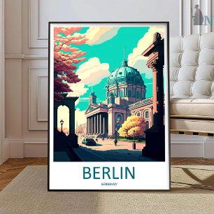 Berlin Reise Druck Wandkunst Berlin Wandhängend H Poster