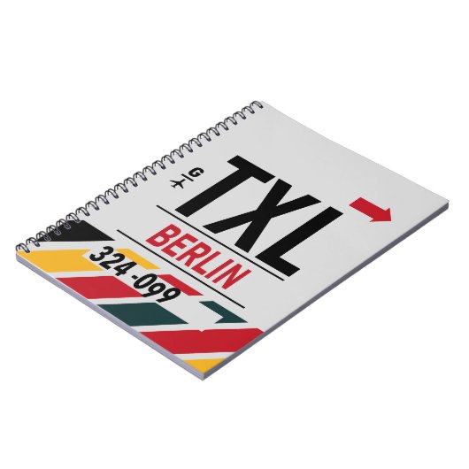 Berlin - Reisejournal Notizblock (Linke Seite)