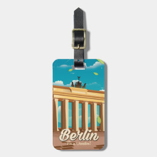Berlin Reiseplakat Gepäckanhänger