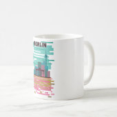 Berlin Reiseplakat Kaffeetasse (VorderseiteRechts)