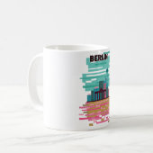 Berlin Reiseplakat Kaffeetasse (Vorderseite Links)