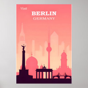 Berlin Reiseplakat Poster