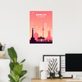 Berlin Reiseplakat Poster (Heimbüro)