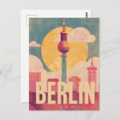 Berlin retro postkarte (Vorne/Hinten)