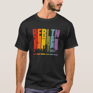 Berlin Retro Skyline Deutschland Reisen Deutschlan T-Shirt