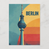 Berlin Retroreise Postkarte (Vorderseite)