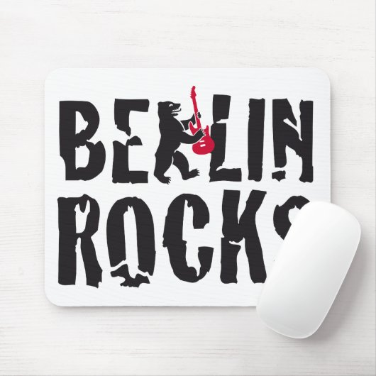 Berlin rocks mousepad (Mit Mouse)