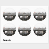 Berlin Runder Aufkleber (Blatt)