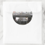 Berlin Runder Aufkleber (Tasche)