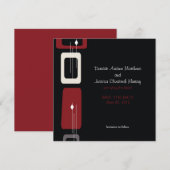 Berlin Save the Date: Brick Date (Vorne/Hinten)