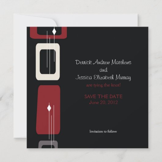 Berlin Save the Date: Brick Date (Vorderseite)