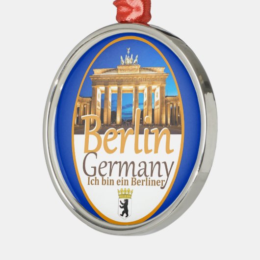 BERLIN SILBERNES ORNAMENT (Links)