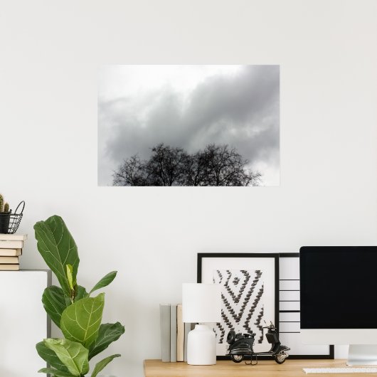 Berlin Sky Poster (Heimbüro)