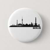 Berlin Skyline Ansteckbutton Button (Vorderseite)