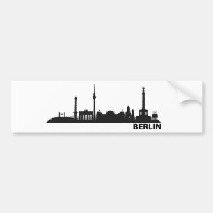 Berlin Skyline Aufkleber Autoaufkleber