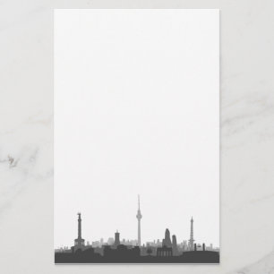 Berlin Skyline Briefpapier