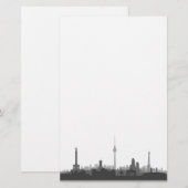 Berlin Skyline Briefpapier (Vorne/Hinten)
