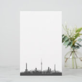 Berlin Skyline Briefpapier (Stehend Vorderseite)