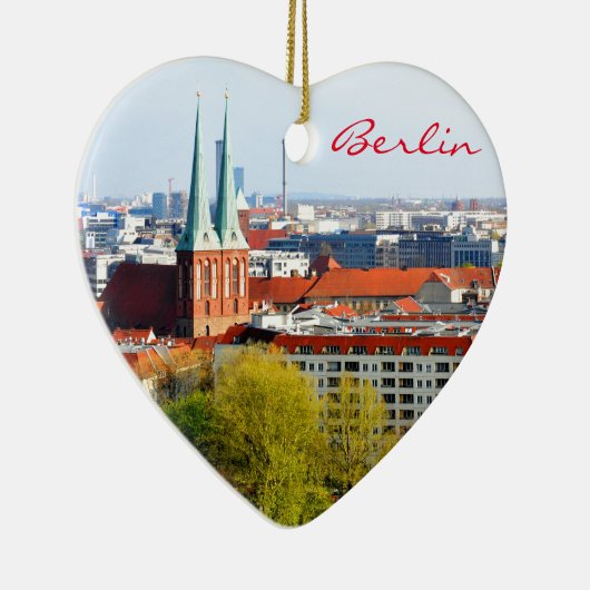 Berlin-Skyline (Deutschland) Keramikornament (Rechts)