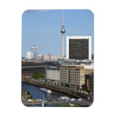 Berlin skyline, Deutschland Magnet (Vertikal)