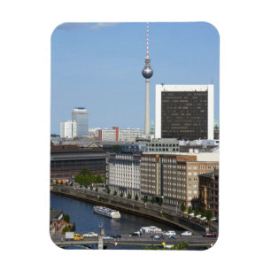 Berlin skyline, Deutschland Magnet