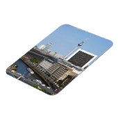 Berlin skyline, Deutschland Magnet (Linke Seite)