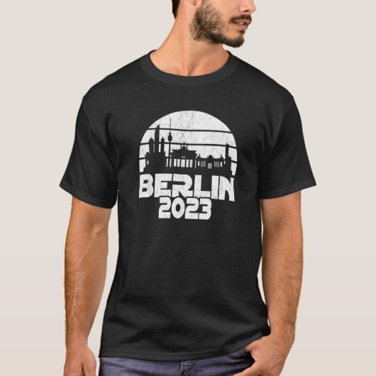 Berlin skyline Germany design Berlin 2023 T-Shirt (Vorderseite)