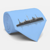 Berlin Skyline Krawatte (Gerollt)