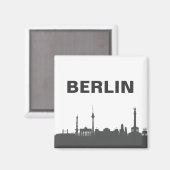 Berlin Skyline Kühlschrank Magnet (Vorderseite/Rückseite)