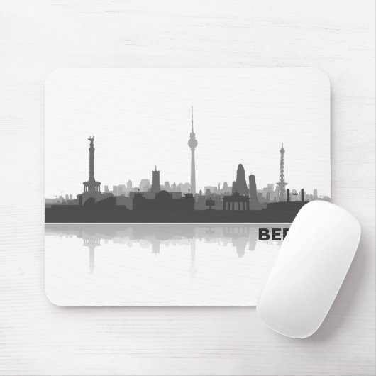Berlin Skyline Mousepad (Mit Mouse)