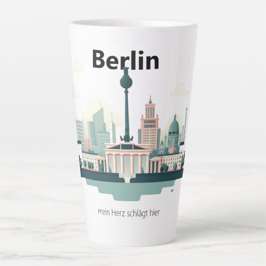 Berlin Skyline Tasse - Heimatliebe Pur (Vorderseite)