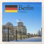 Berlin Souvenir Glasuntersetzer (Vorderseite)
