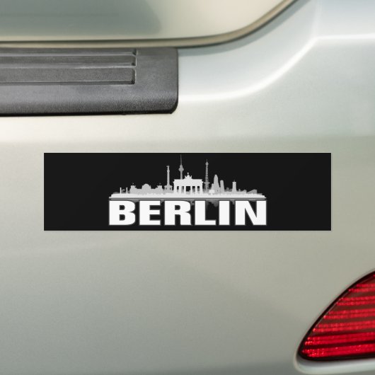 Berlin Stadt Skyline - Autoaufkleber (Auf Auto)
