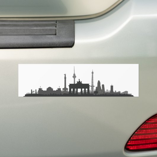 Berlin Stadt Skyline - Autoaufkleber (Auf Auto)