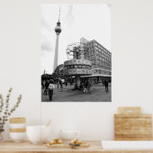 Berlin Straßen Bild Poster (Küche)