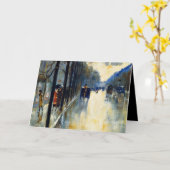 Berlin Street in Late Fall, Karte (Gelbe Blume)