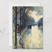 Berlin Street in Late Fall, Karte (Vorderseite)