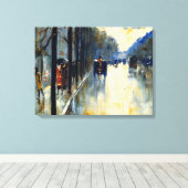 Berlin Street in Late Fall, schöne Kunst Leinwanddruck (Insitu (Holzboden))