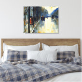 Berlin Street in Late Fall, schöne Kunst Leinwanddruck (Insitu (Schlafzimmer))