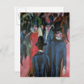 Berlin Street Scene, 1913 Postkarte (Vorne/Hinten)