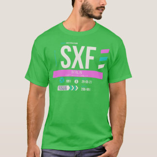 Berlin SXF Airport Code Gepäckstück Tag 2 T-Shirt